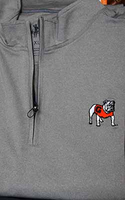 uga half zip pullover