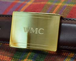 Trafalgar 24K Gold Over Brass Buckle