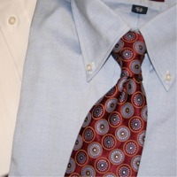 Overton pinpoint cotton dress shirts