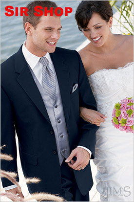 Stephen Geoffrey Midnight Blue Wedding Suit